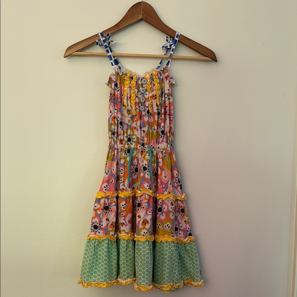 Matilda Jane Orange and Pink Tiered Sundress‎